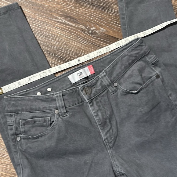 CaBi ladies, jeans, gray skinny size 4 - Picture 8 of 11